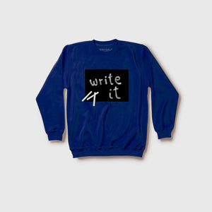 writable sweatshirt BLOCK