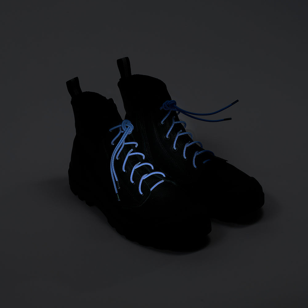 elastic & reflective shoelaces