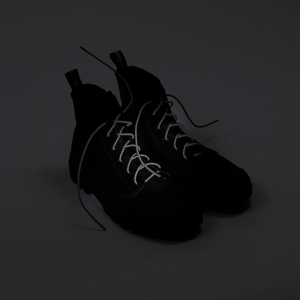 elastic & reflective shoelaces