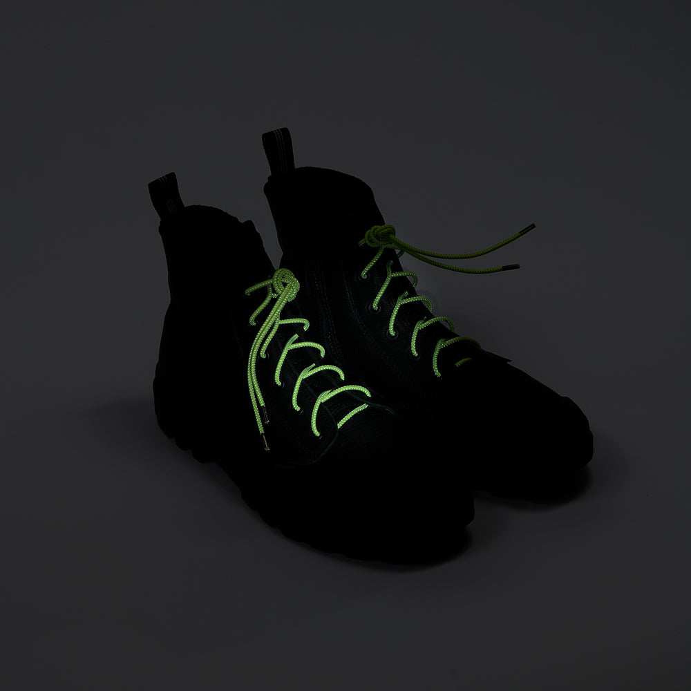 elastic & reflective shoelaces