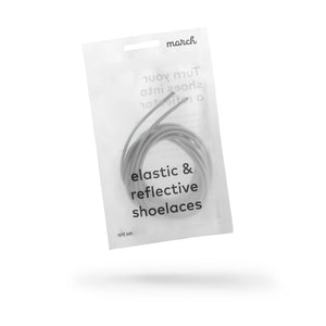 elastic & reflective shoelaces